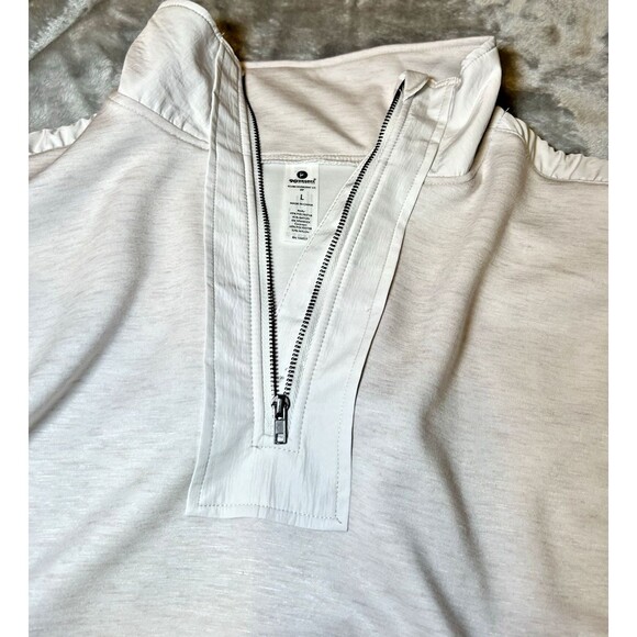 90 Degree by Reflex Scuba Divergent 1/2 Zip Womens Size Large Tan Pocket NWT - Picture 6 of 15